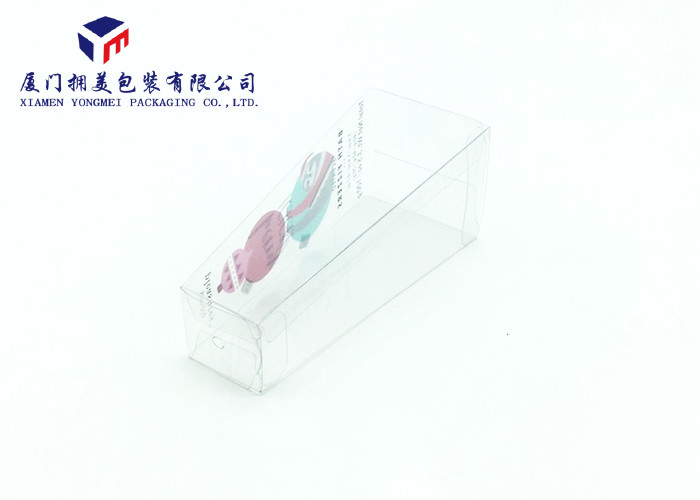 Mini Trapezoid Shape Transparent Plastic Box Folded Pet Box Pack Bath Fizzers