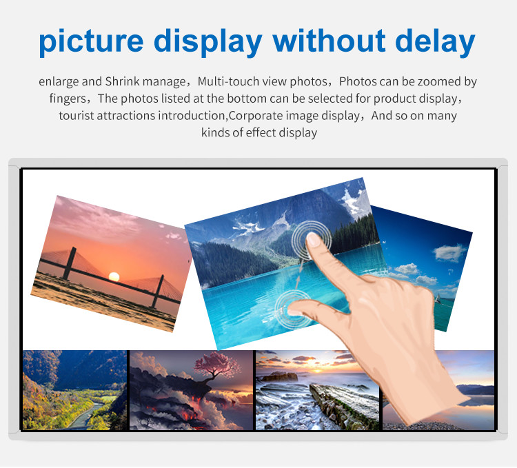 55Inch Commercial Digital Signage Display Interactive Touch Screen