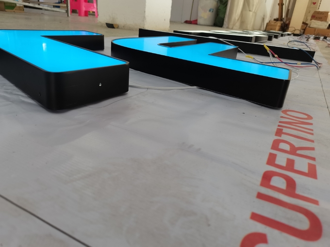 IP65 Outdoor Lighted Sign Letters , Free Standing RGB LED Letters