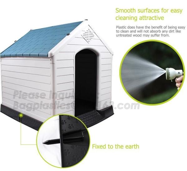 eco-friendly pet house outdoor plastic dog house, pet house folding plastic dog