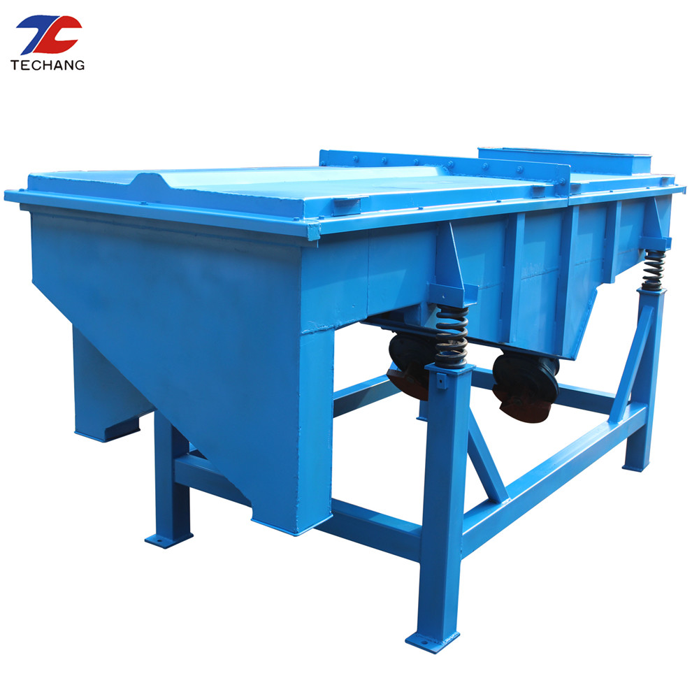 Single Layer Linear Vibrating Sieve Machine For Charcoal