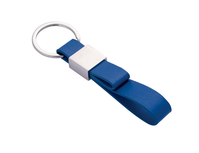 Double Layers PU Leather Key Chains Zinc Alloy Mini Key Holder