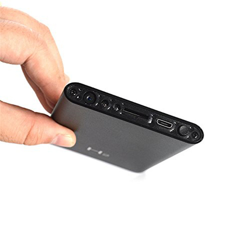 Hot Mini HD 1080P SPY Hidden Camera Power Bank Motion Detection Recorder 5000mAh Device Charger Black H2
