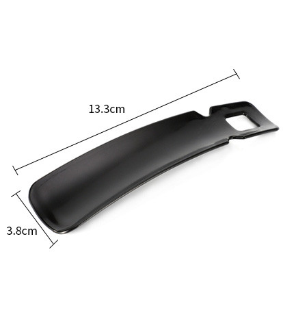 Quality Portable Plastic Long Shoe Horn 5.3 Inch 13.5CM Plastic PP Large Square Hanging Hole
