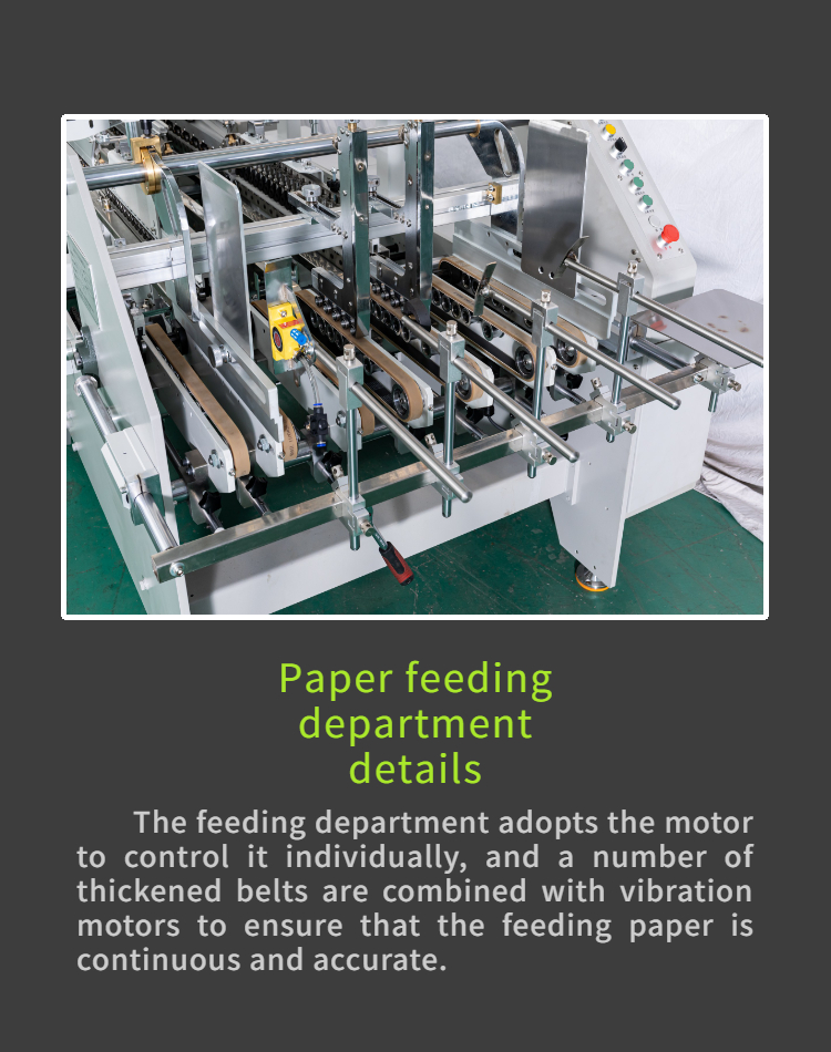 Maximum Paper Width 2 800mm Bottom Folding Box Folder Gluer with Flexo-Printing