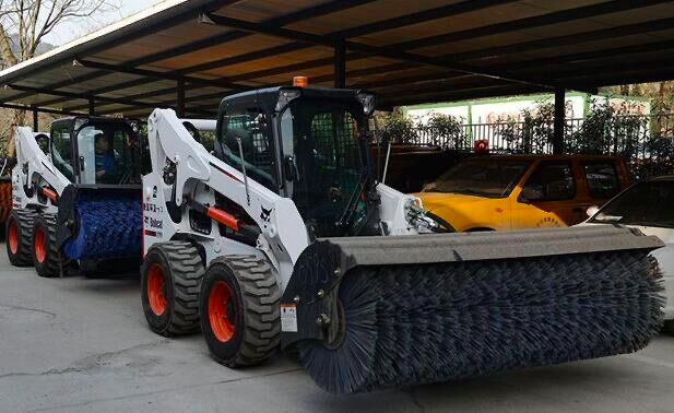 165x550mm Wafer Brushes For Bobcat Road Sweeper Brush Replace