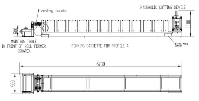 Cassette Types Purlin Roll Forming Machine Quick Change Design 12 Months Warranty