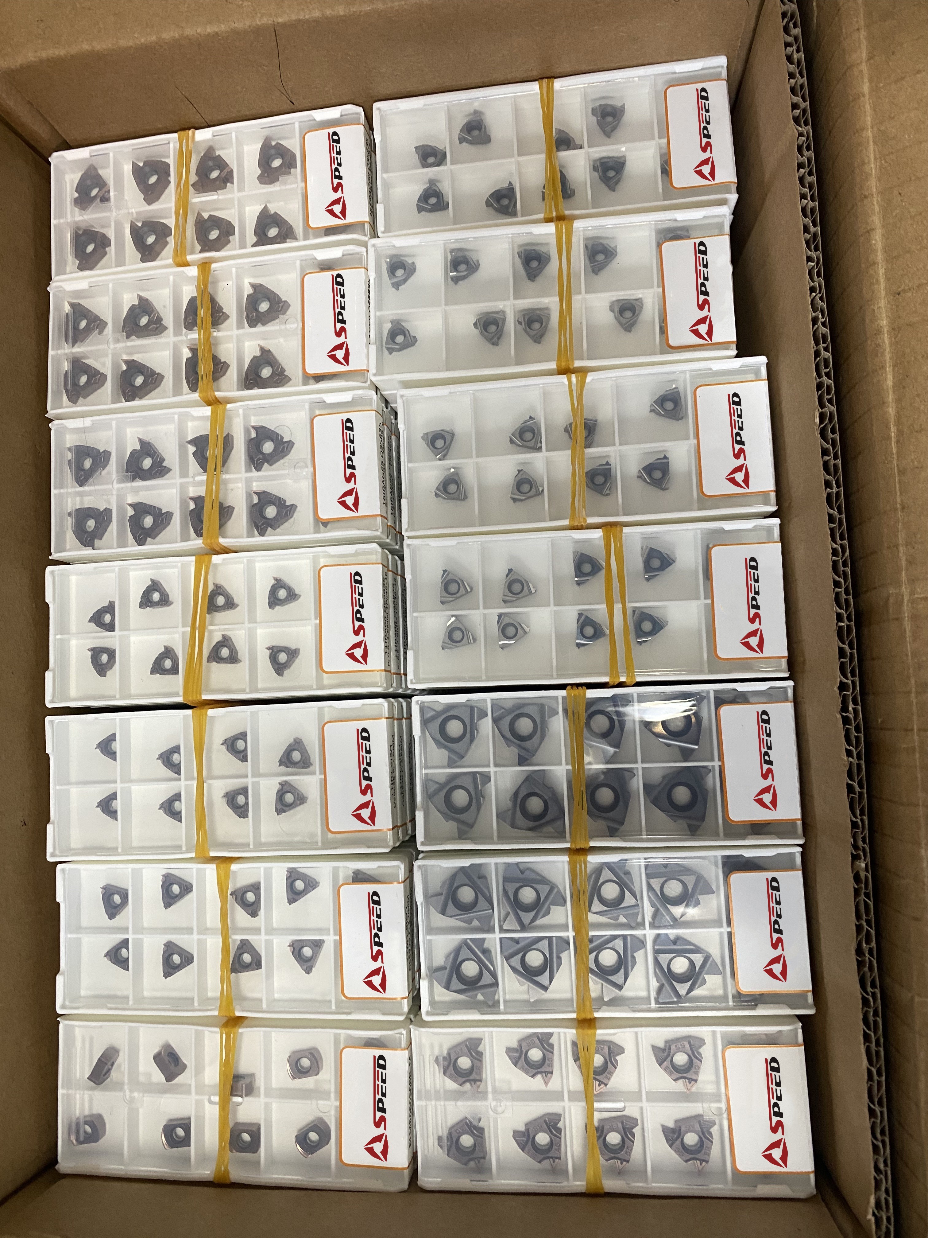 16ER 16IR AG60 Carbide Threading Insert with PVD CVD Coating for Internal / External