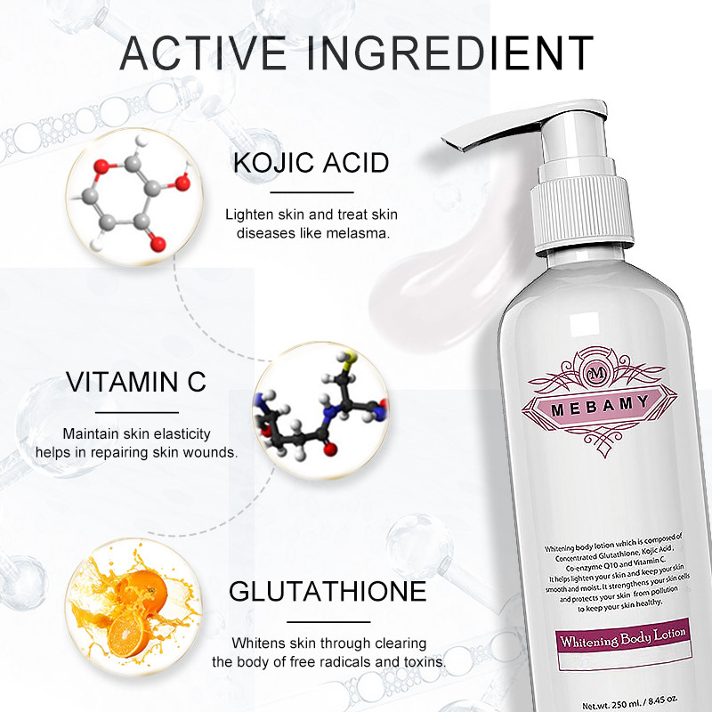 Vitamin C Kojic Acid Whitening Moisturizing Body Lotion 250ML