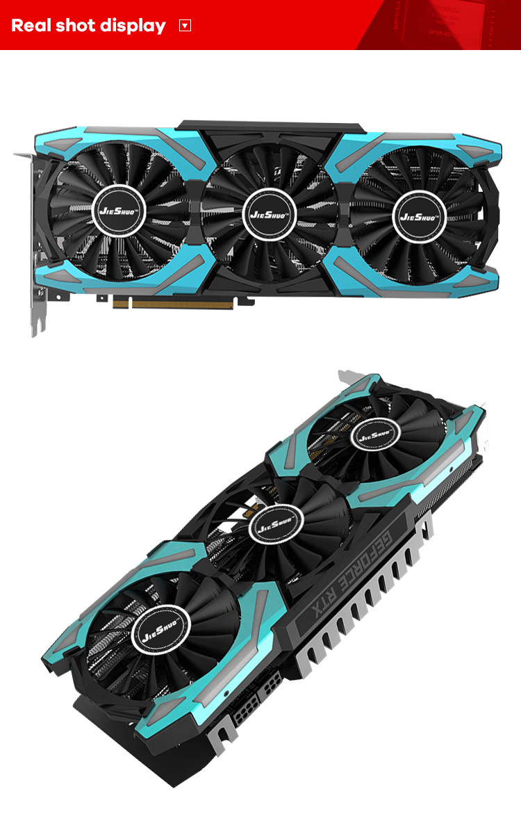 RTX 2080 8GB GDDR6 256BIT Computer Game Graphics Card PCI Express 3.0 16X