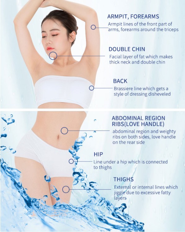 Injecting HYAMELY Lipolytic Solution For Fat Dissolving And Firming Potein Solution