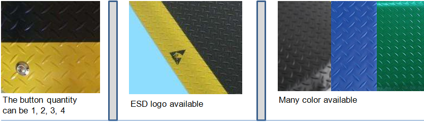 anti slip roll industrial outdoor safety workshop working polyurethane floor Custom esd anti fatigue mat