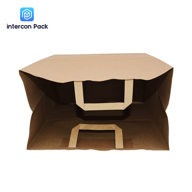 Customized Logo Paper Handle Bags ISO9001 environmentally friendly Materials