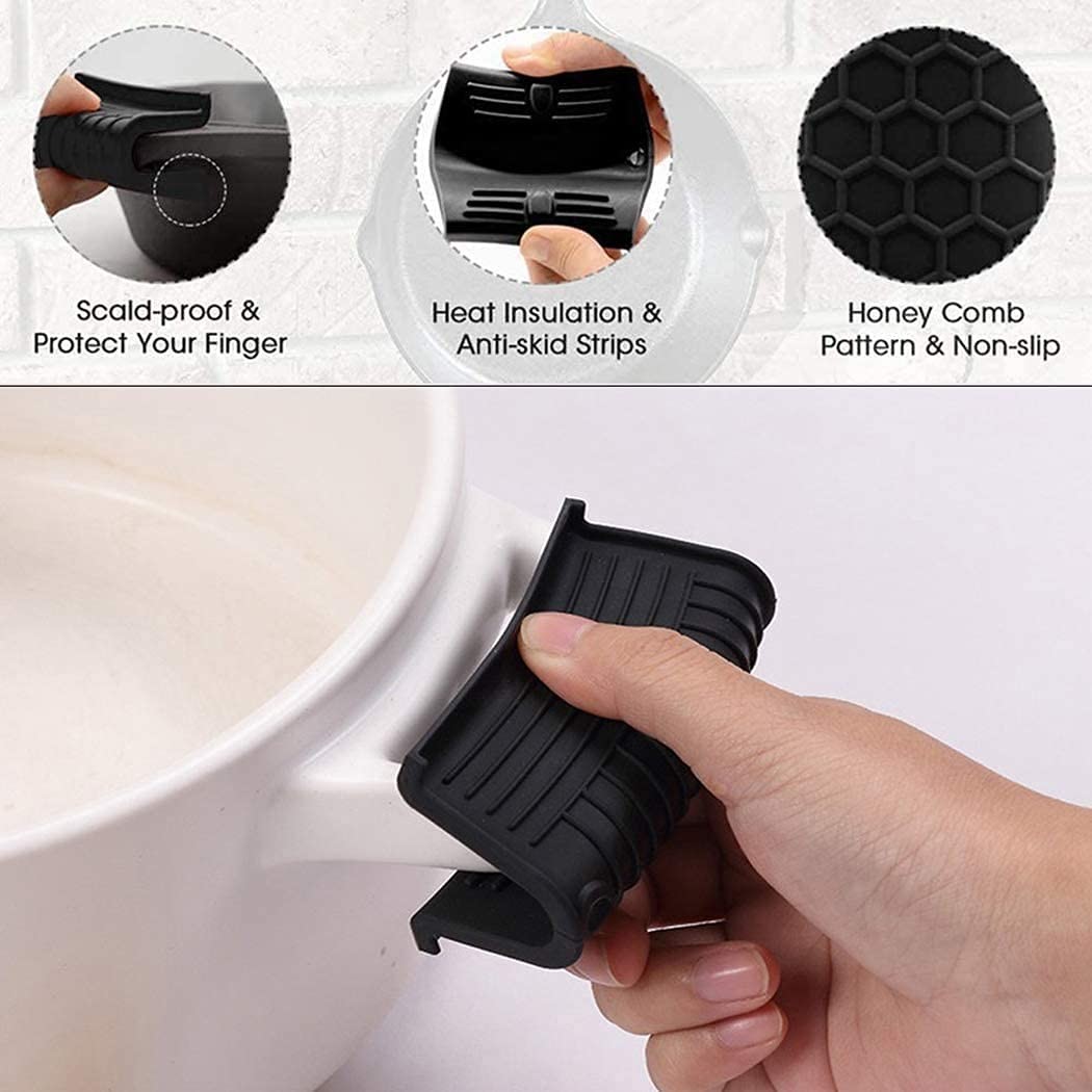 Silicone Hot Handle Holder Heat Resistant Cast Iron Skillets Handles Grip Covers For Pan Pot