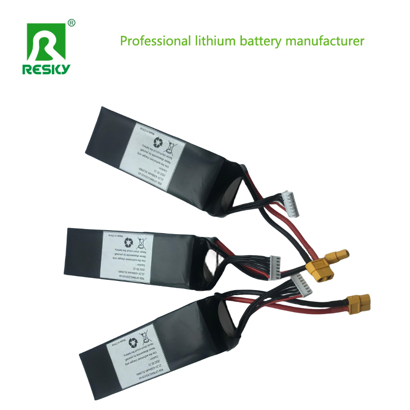 Drone RC Lithium Battery 4s 3s 11.1V 14.8V 22.2V 2200mAh 35c Li-Polymer Battery