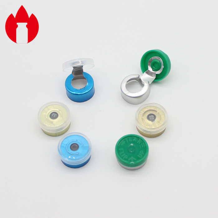 13mm 20mm 32mm Pharma Crimp Top Aluminum Plastic Tear Off Cap