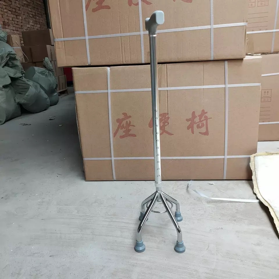 Walker & Rollator cruch walker Mobility Aluminum Alloy Stainless Steel Crutch Elderly Adjustable Walking Stick