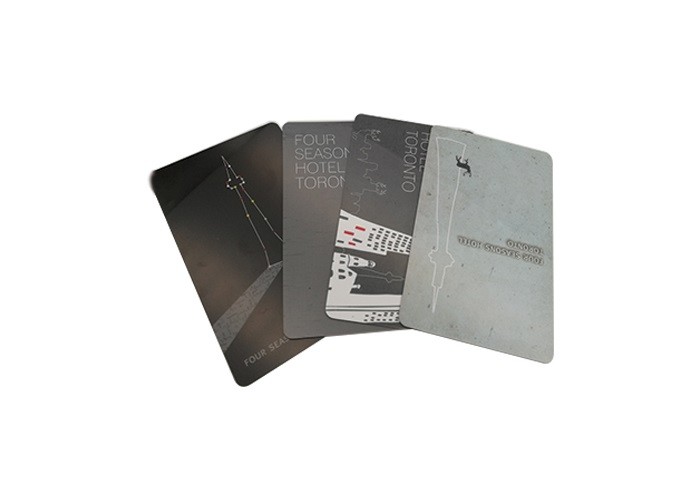 125KHZ / 13.56MHZ RFID Hotel Key Cards Blank Plastic ID Cards Door Access