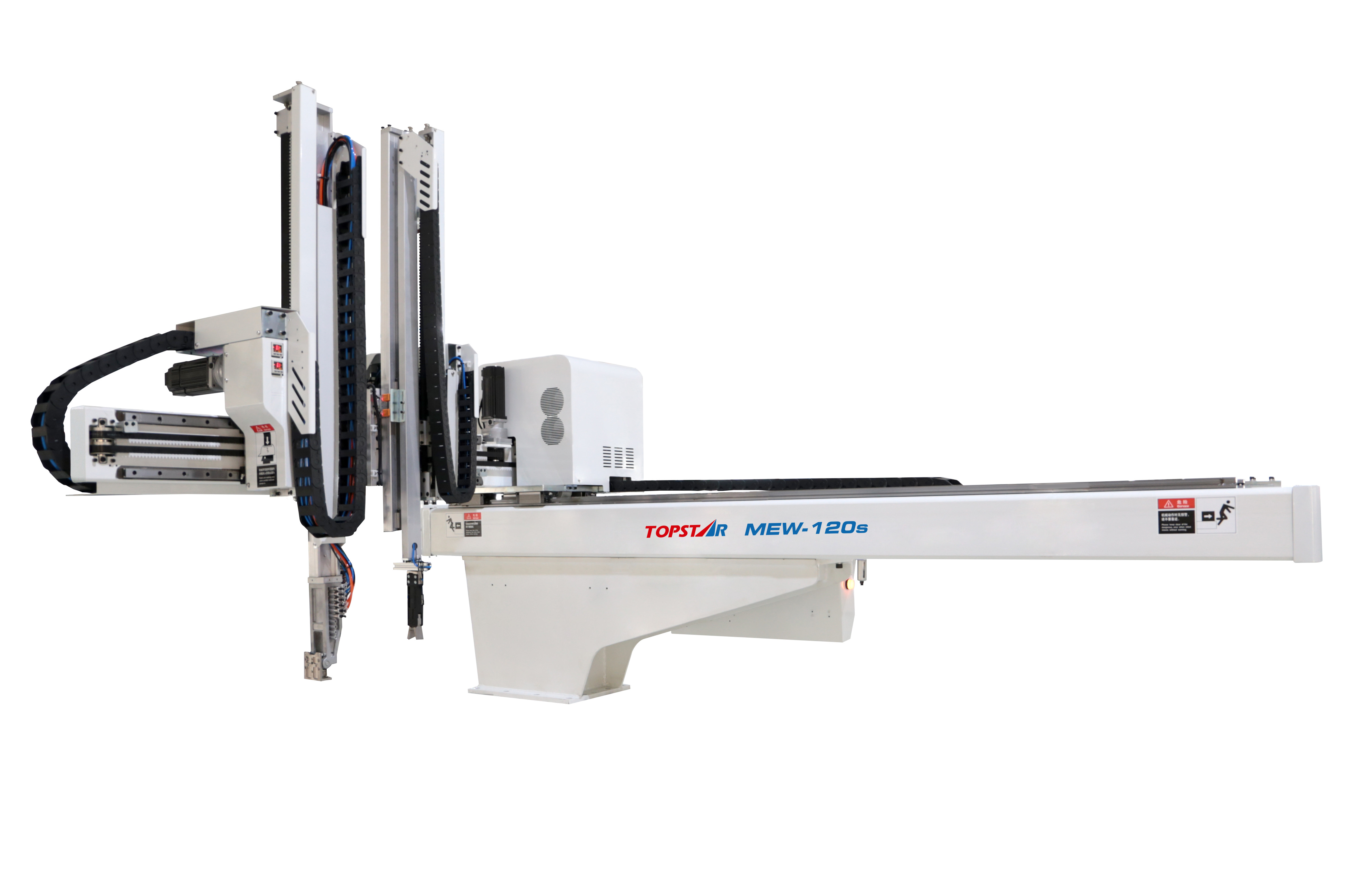 Large Size Servo Robot Arm , 5 Axis Robotic Arm 350 - 450Ton Injection Press