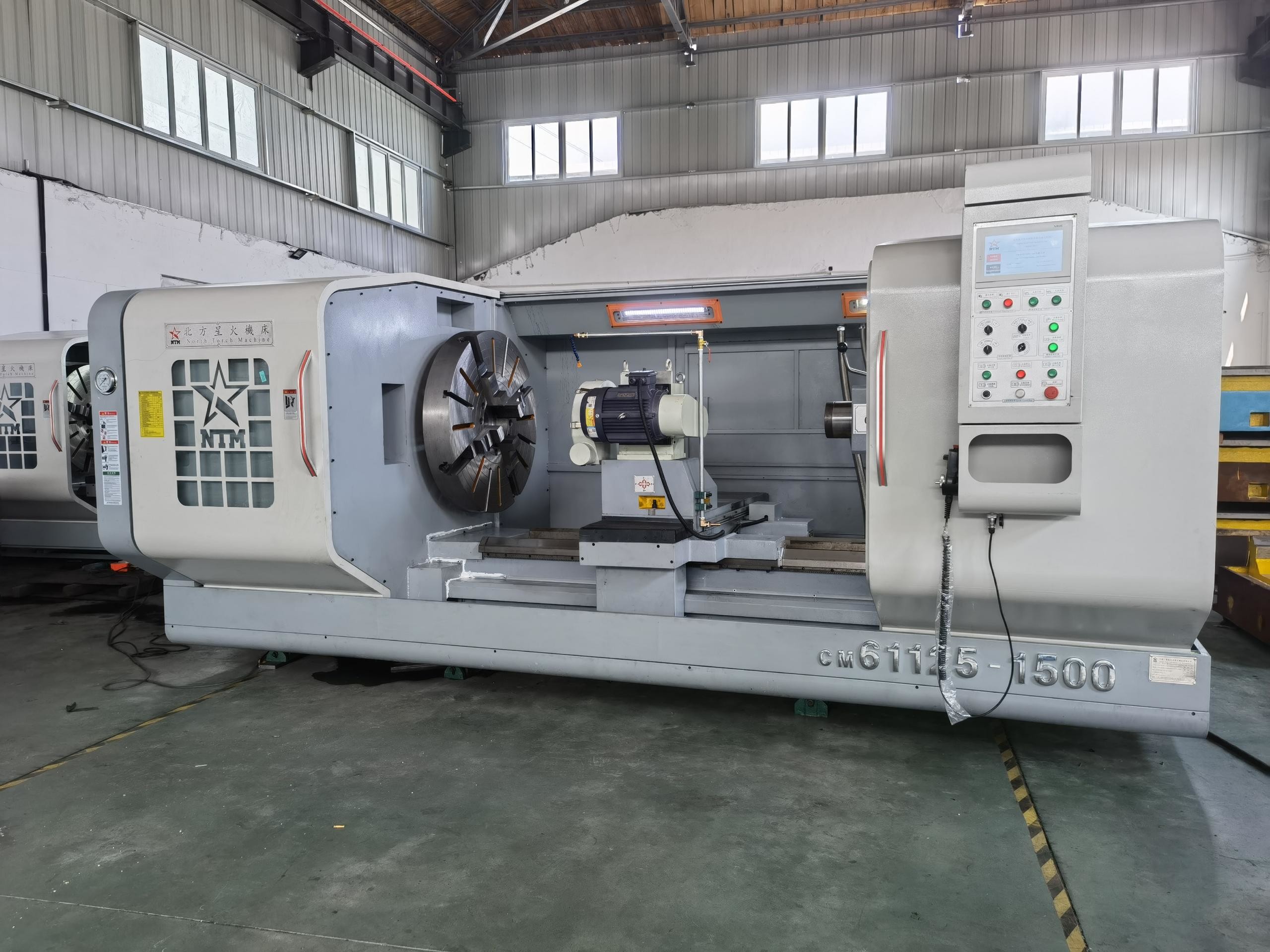 Horizontal Lathe Machine With Grinding Wheel For Turning Grinding Long Shaft Part