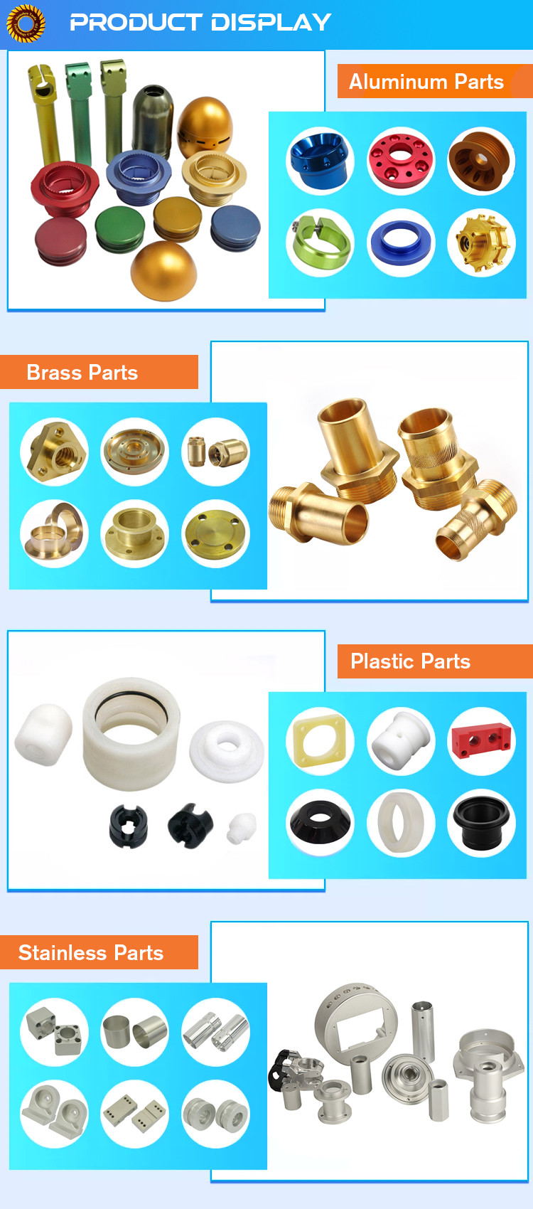 China Custom Oem High Precis Cnc Milling Parts Machining Metal Part