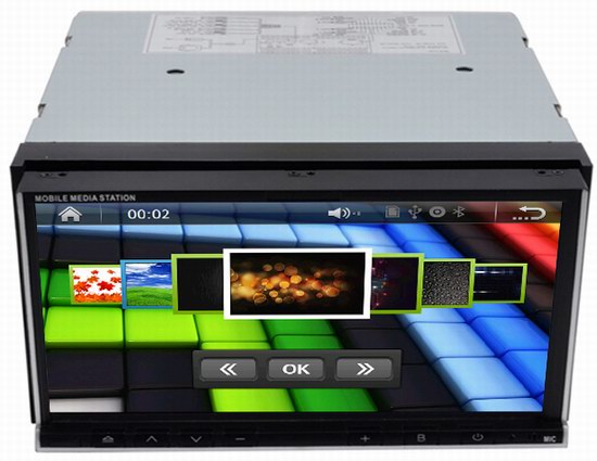 Ouchuangbo car stereo radio for Universal car DVD with gps navigation bluetooth OCB-2619