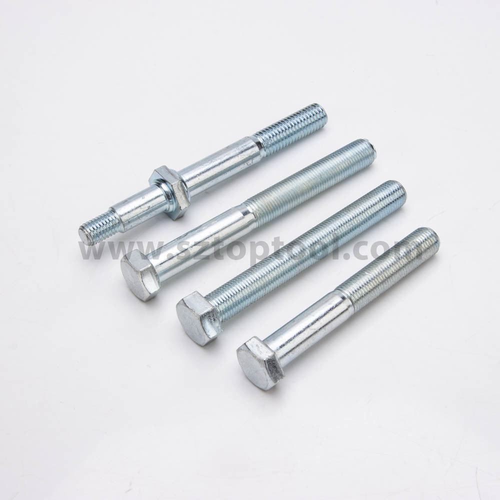 High Strength Grade 8.8 10.9 Hex Head Bolt Zinc Plated