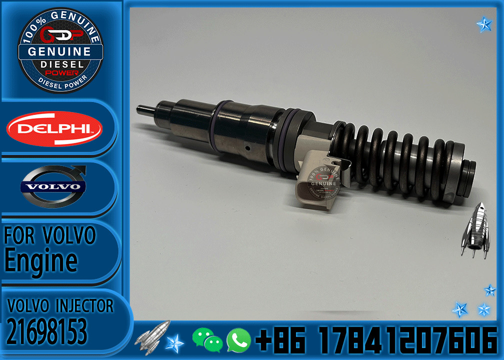 VOE21698153 21698153 Injector 3883426 21644598 21467658 22378580 21569191 20555521 D13 D16 For Volvo
