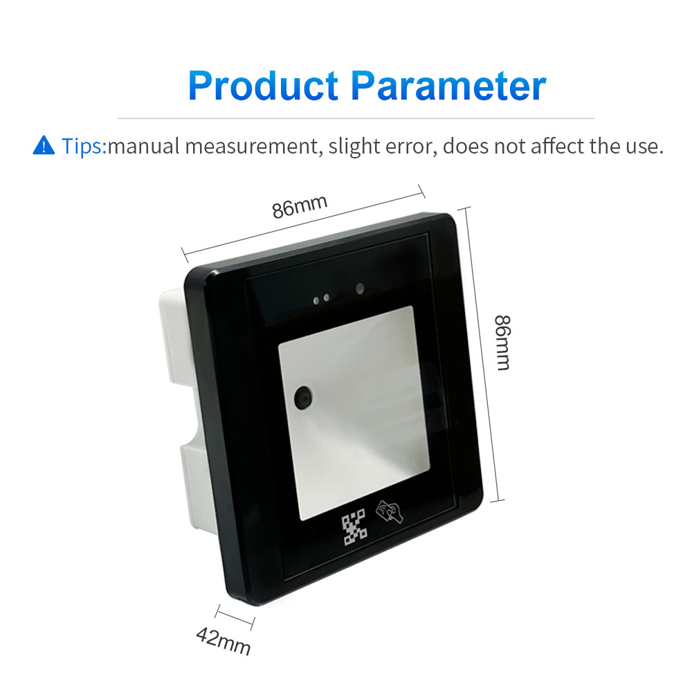 RD002 QR IC NFC RFID Scanner Access Control System White Light 1D 2D for GYM