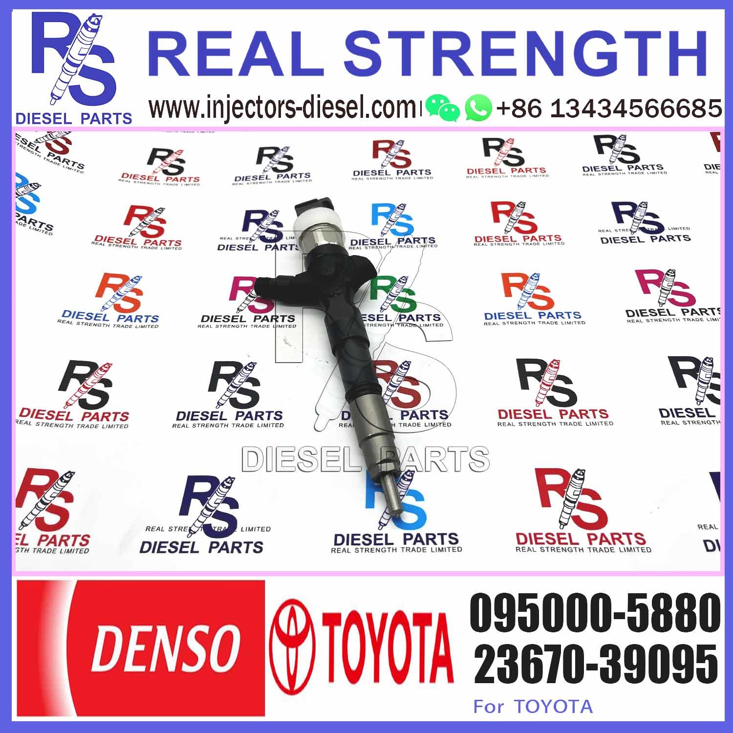Fuel Injector 23670-30050 Diesel Common Rail For Toyota Engine Injector 095000-5880
