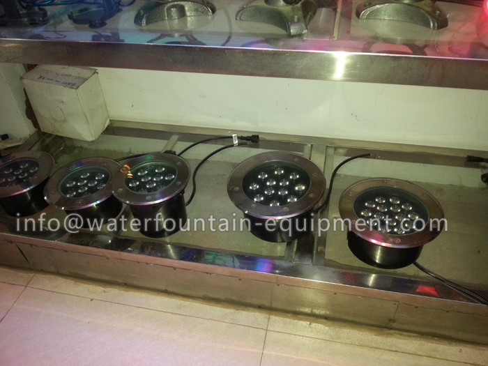 Scaffolding LED Underwater Fountain Lights Stainless Steel IP68 Multi - Color 15W