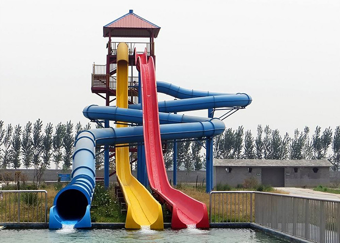 Side - By - Side Speed Anti - Fade Adult Water Slide