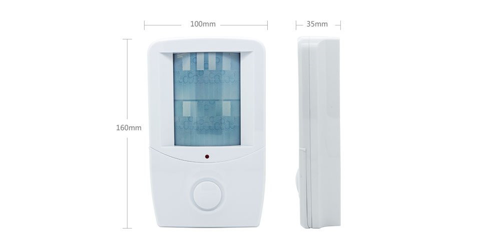 Double PIR Motion Sensor Integrated Security Systems with Prevent From Detecting Pets CX808