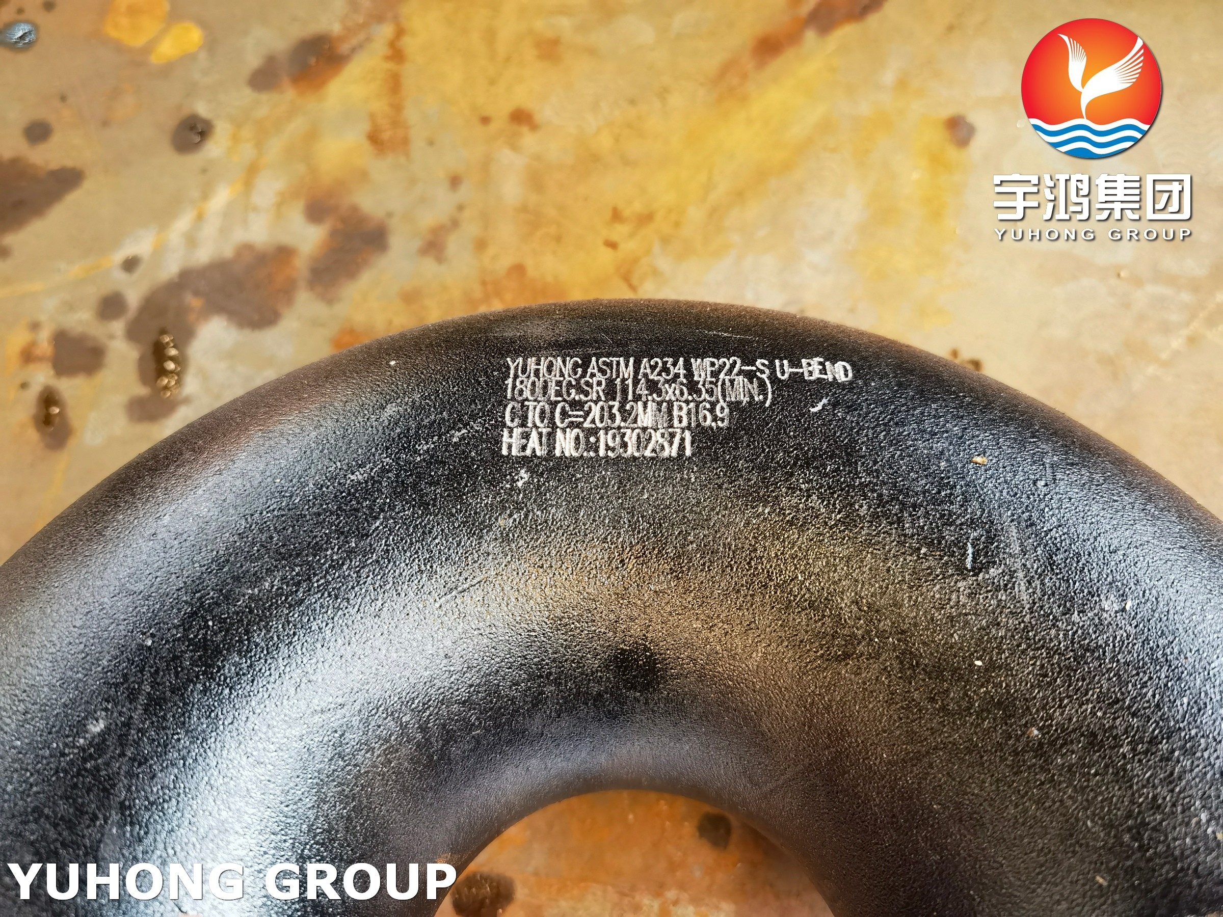 Elbow ASTM A234 WP22 For Finned Tube , Heat Exchanger