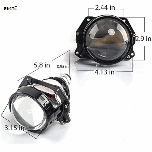LitePro DLX Layout 3.0 Inch Bi LED Projector Lens for Car Retrofit Lighting Solutions