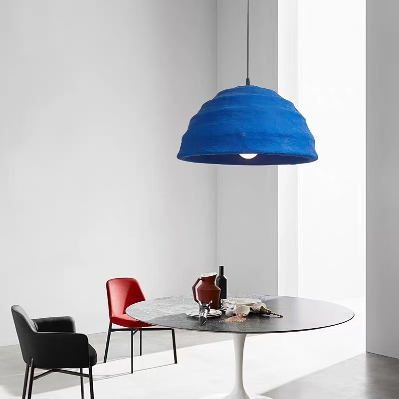 Cement and concrete and resin light fixtures travel hotel and house contemporary pendant lamp