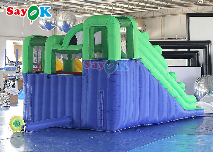 Inflatable Bouncy Slides Kids Inflatable Water Slide Pool Backyard Double Slide Jumping Bouncer