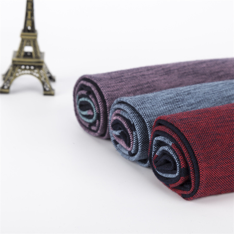 Sweat-Absorbent And Crisp And Stylish Striped Knit Fabric For Polo Shirt