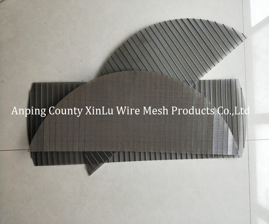 Wire Wrapped Screen Panel V Wire 2.5x4mm for Wire Mesh Filter Applications