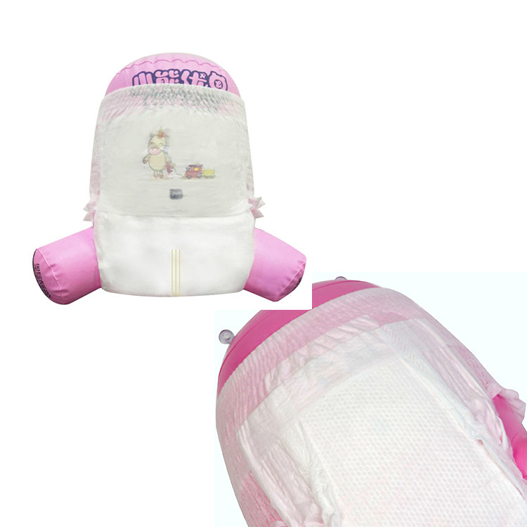 Breathable Backsheet Pant Type Diapers White ADL Size 4 Pull Up Nappies