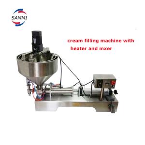 Buy cheap Cosmetic Cream Liquid Filling Packaging Machine Semi Automatic With Mixer product