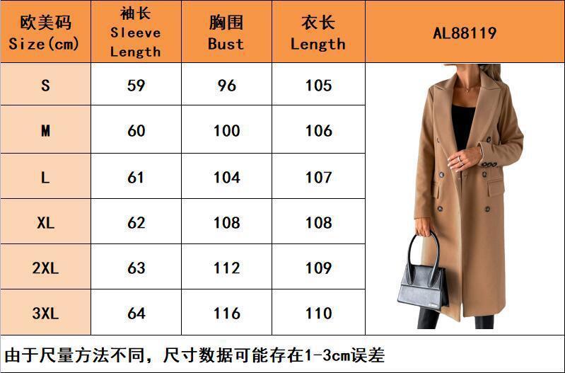 Customized Autumn Gabardina Ladies Overcoat Plus Size Long Sleeve Trench Coat for Women