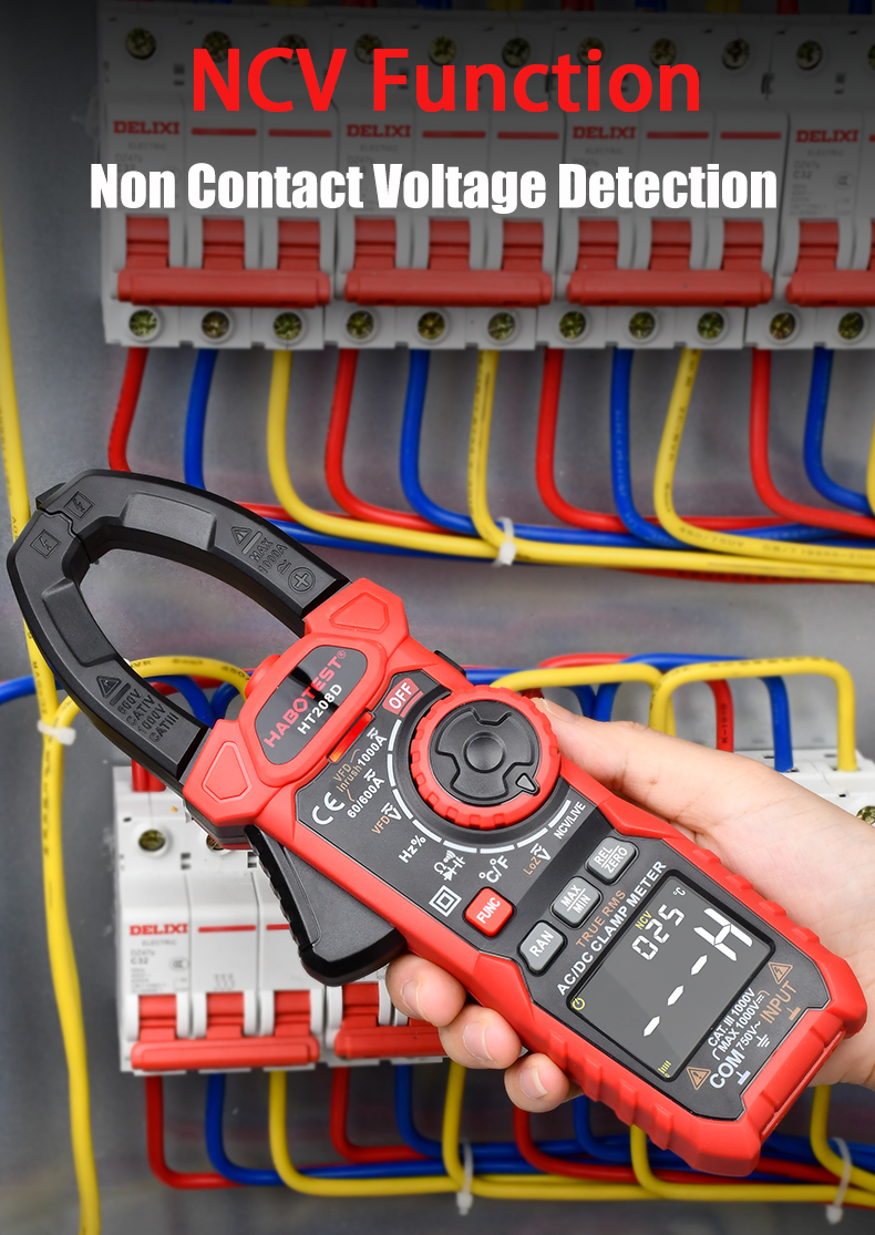 1000V 1000A 6000 Counts Digital Multimeter Clamp Meter