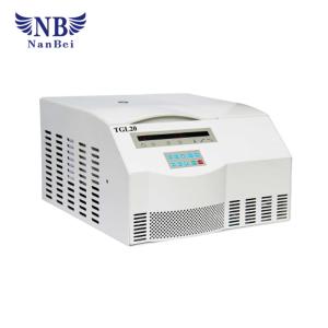 Refrigerated Lab Centrifuge Machine 21000rpm Max Speed Noise <=58dBA