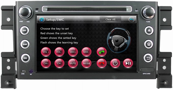 Ouchuangbo Car Audio DVD GPS Navi for Suzuki Vitara 2005-2011 USB SD Stereo System OCB-7056A