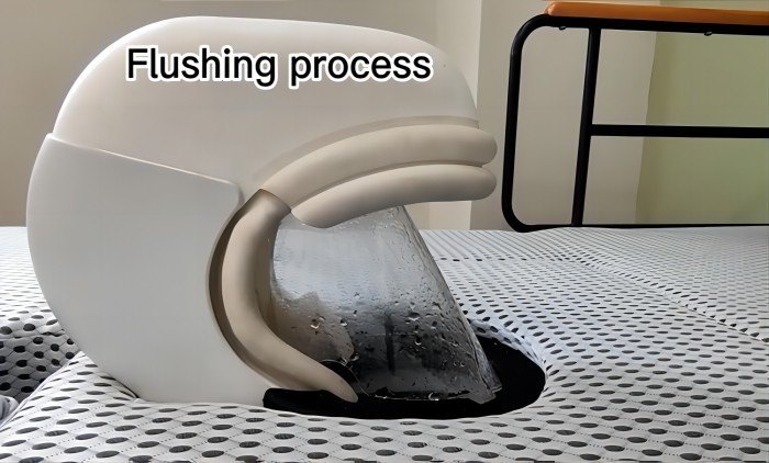 Intelligent Defecation Hospital Patient Beds Nursing Robot Smart Cleaning Toilet Integration