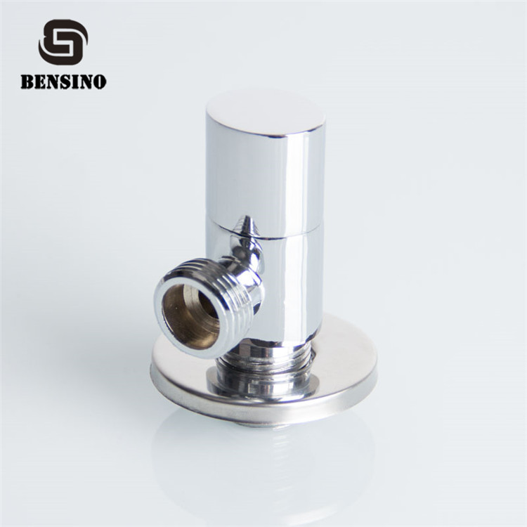 Round Hot Cold Water 12mm 0.8MPA Threaded Angle Stop