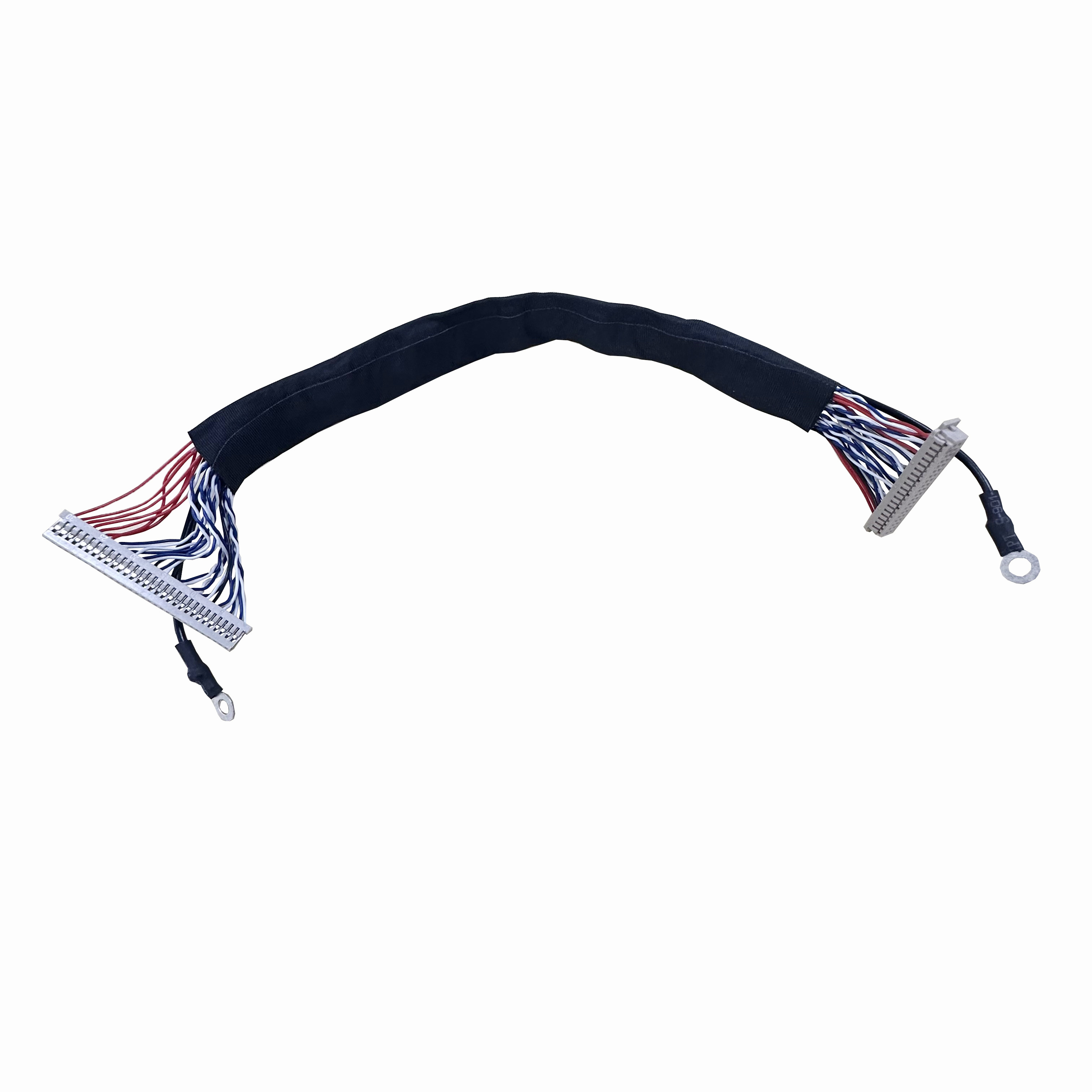 Copper Signal Wire 30PIN 40 Pin LVDS Cable With PUR TPE PVC Jacket
