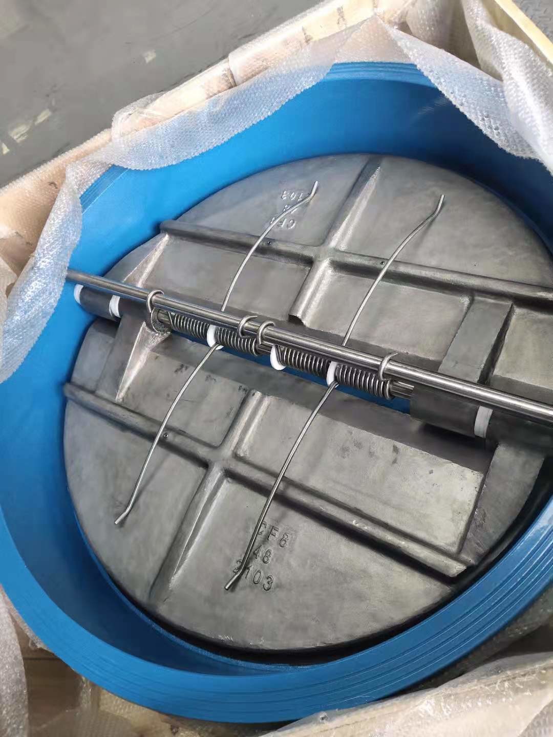 Ductile Iron Stainless Steel SS304 CF8 pn16 bs din swing Duo Dual check valves Wafer Butterfly Non-ReurnWCB Carbon Steel