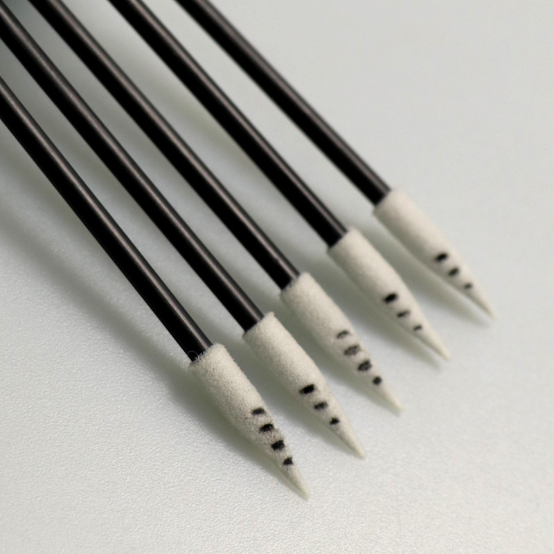 Spiral Pointed Tip Foam Swab Micro Mechanical Cleaning Stick TX751